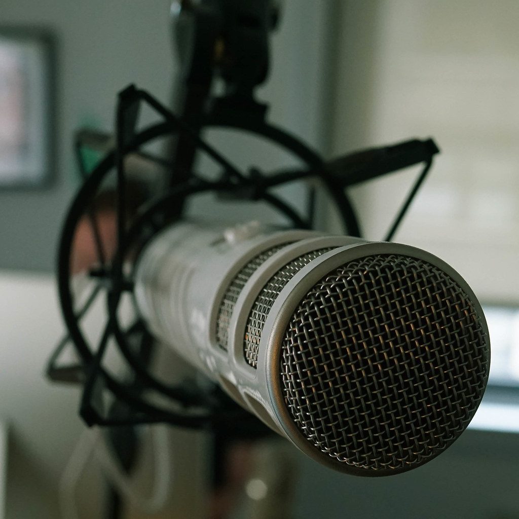 Filmmaker preparing for recording